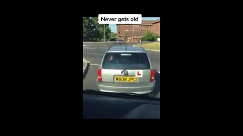 Vehicle getting smashed by laughter