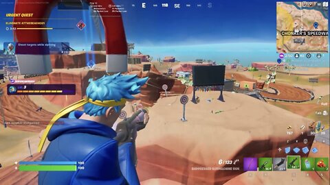 Shoot Targets While Ziplining Location - Fortnite