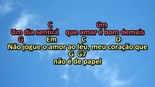 Sérgio Reis Coração de Papel karaoke playback