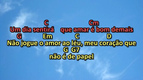 Sérgio Reis Coração de Papel karaoke playback