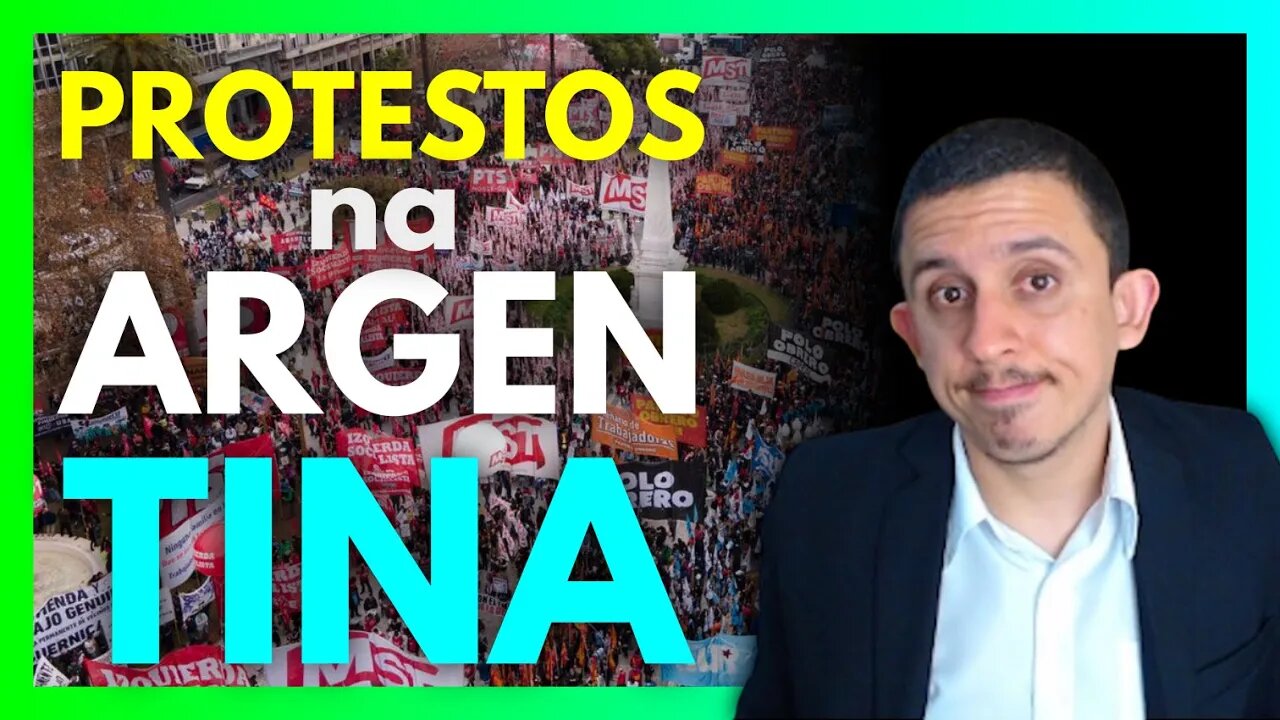 Argentinos protestam contra o governo de ALBERTO FERNANDES