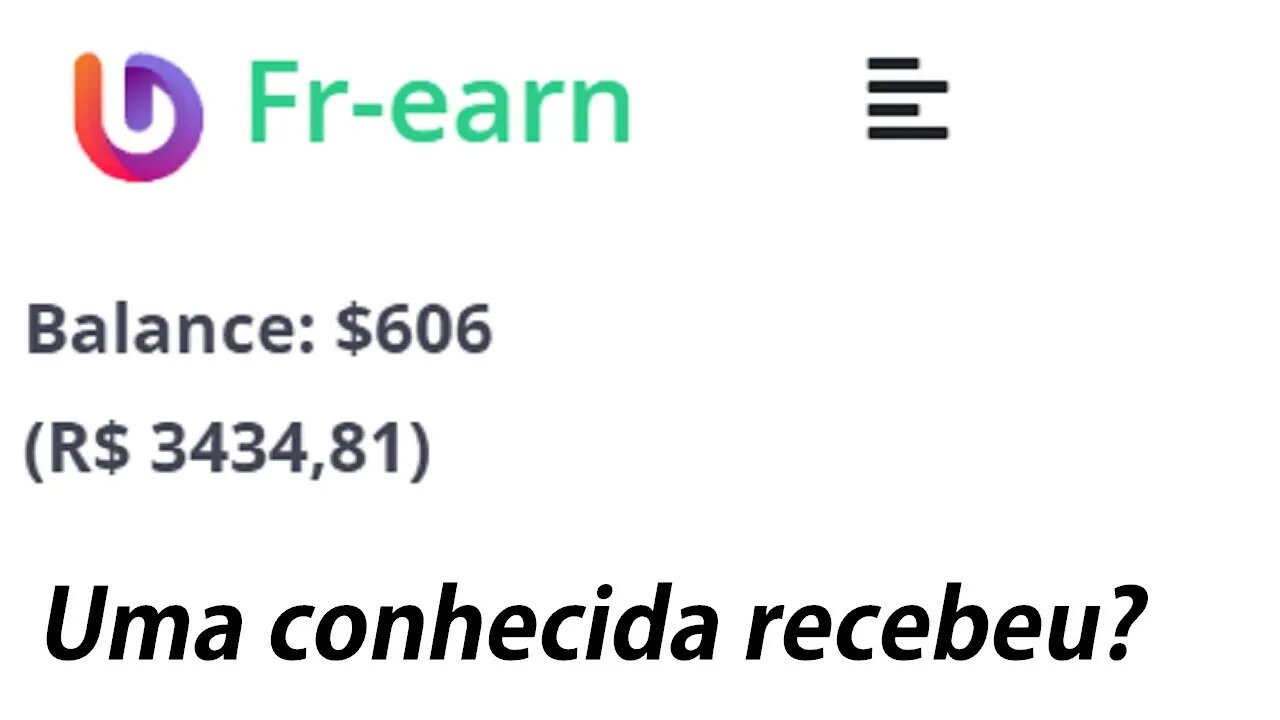 Earn Buzz Uma conhecida minha recebeu