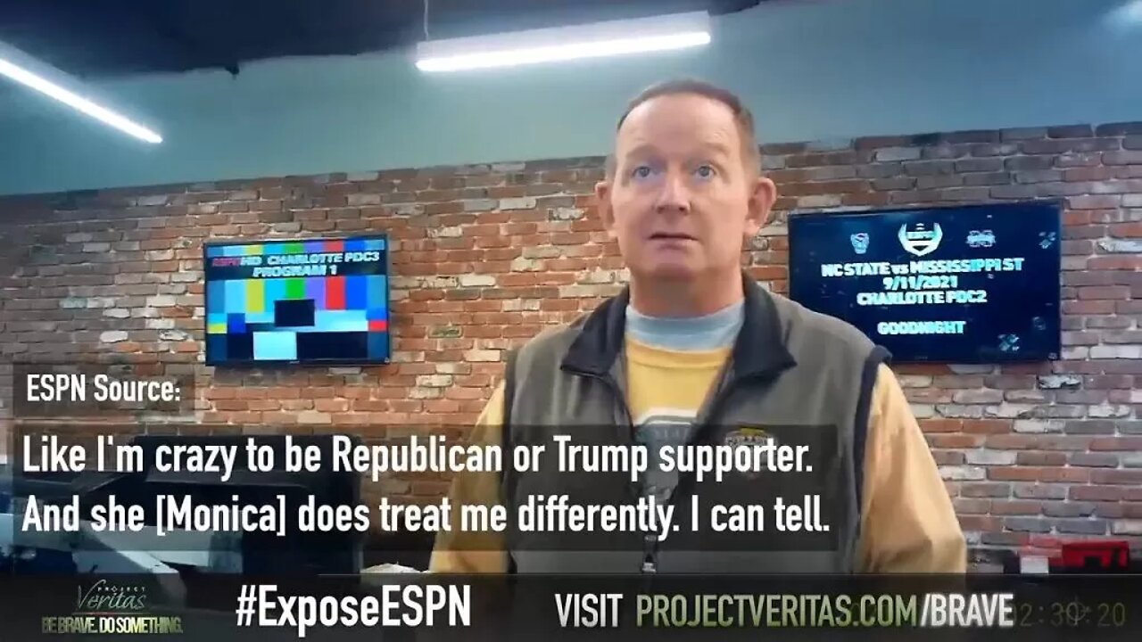 Project Veritas Exposes ESPN/Disney Workplace Racism
