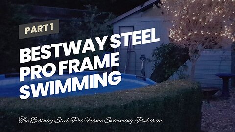Bestway Steel Pro Frame Swimming Pool with Pump - 10 feet x 30 inch
