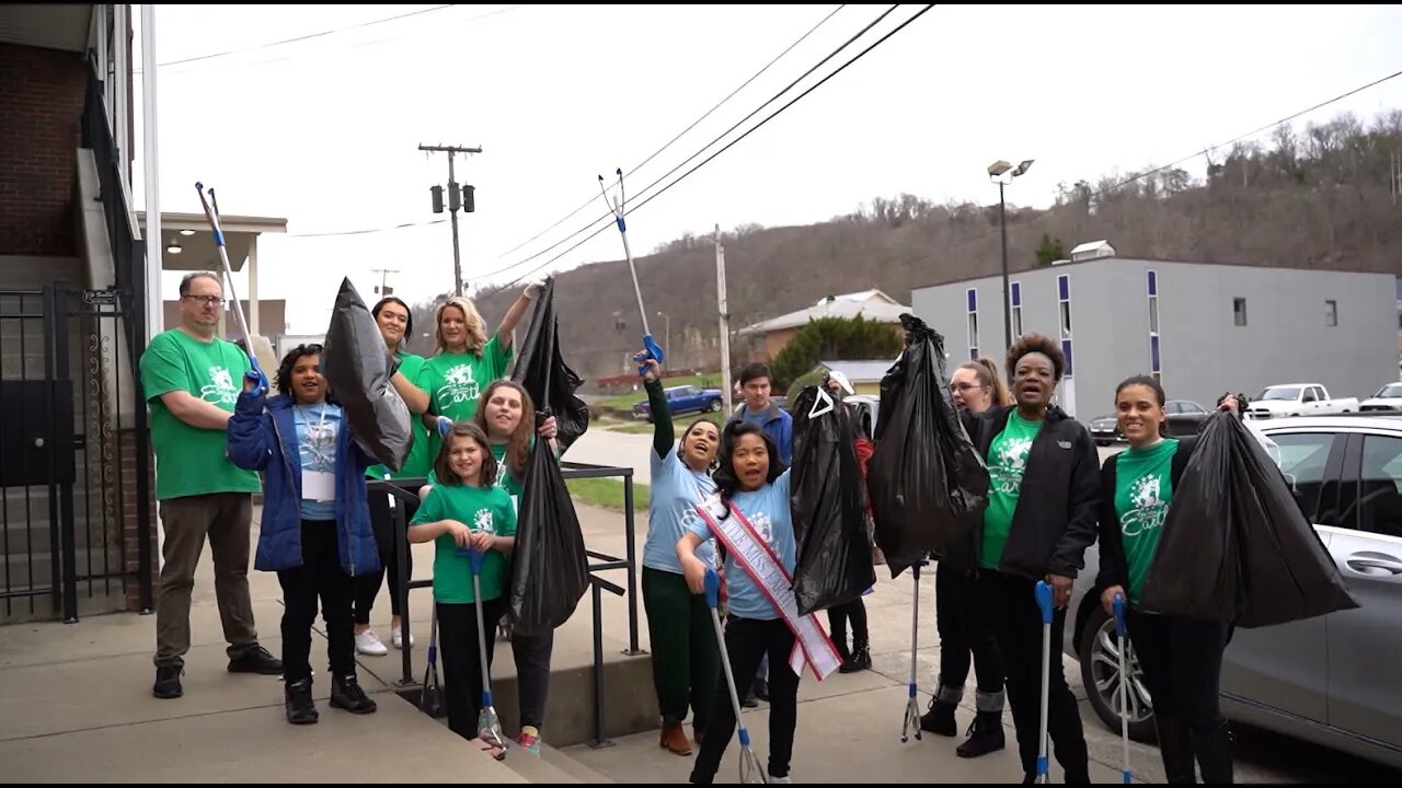 West Virginia Earth Environmental Pageant Clean up