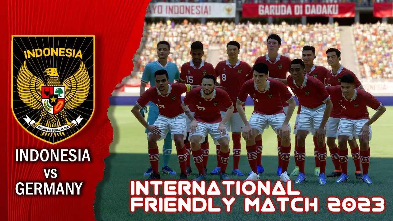 Uji Coba 2023 | Indonesia vs Germany | Fifa 22 Gameplay