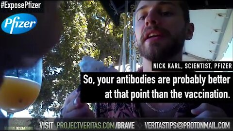 Project Veritas - Pfizer Scientists talk stink about Vaccine vs Natural Immunity