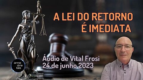 #80 l A lei do retorno é imediata l Áudio Vital Frosi l 24 junho