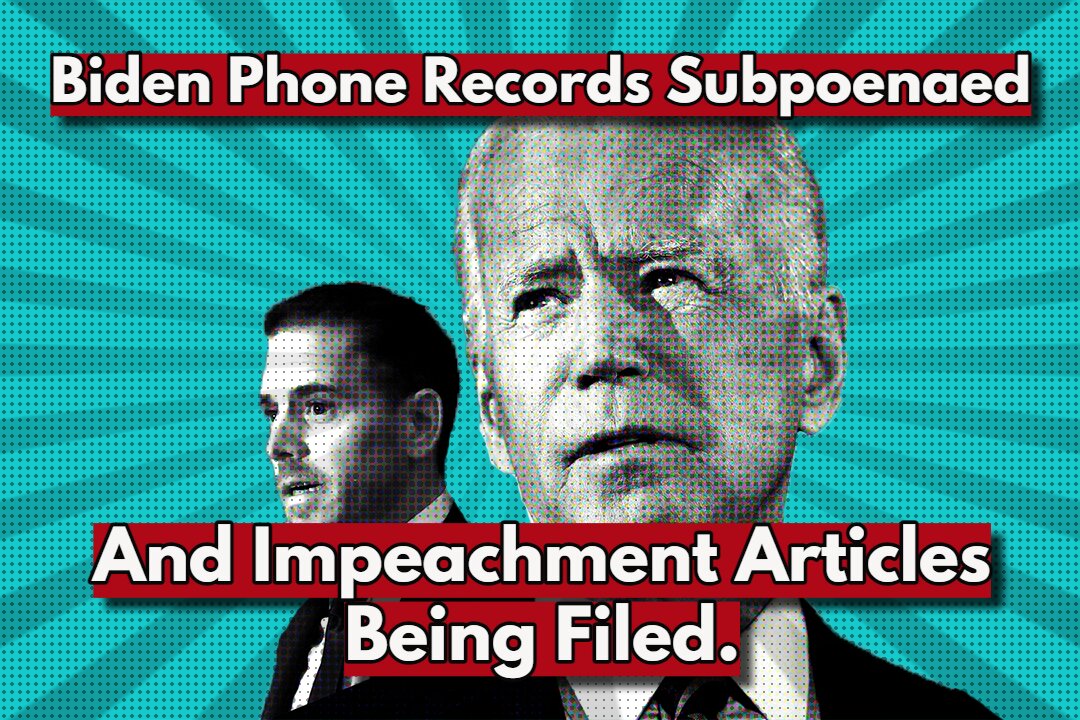 Biden Phone Records Subpoenaed, Impeachment Articles and More... Real News with Lucretia Hughes.