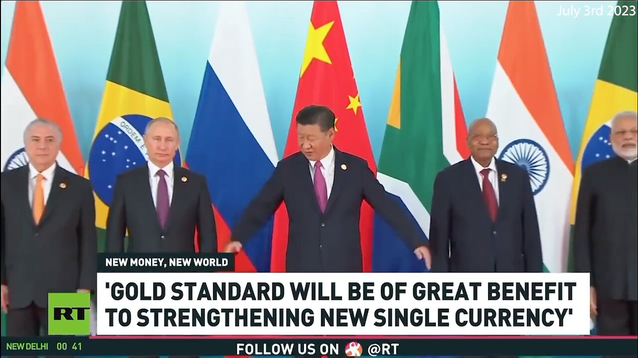 Dollar Collapse | "THIS WILL BE THE BIGGEST SHOCK IN THE INTERNATIONAL MONETARY SYSTEM SINCE 1971!...August 22nd 2023" - Jim Rickards + "BRICS to Introduce a New GOLD-Backed Currency In Contrast to the Credit-Backed U.S. Dollar."