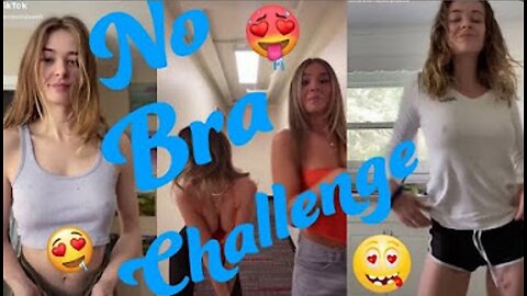No Bra TiKToK challenge compilation part2💥