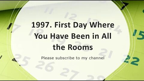 Leetcode 1997 First Day Where You Have Been in All the Rooms