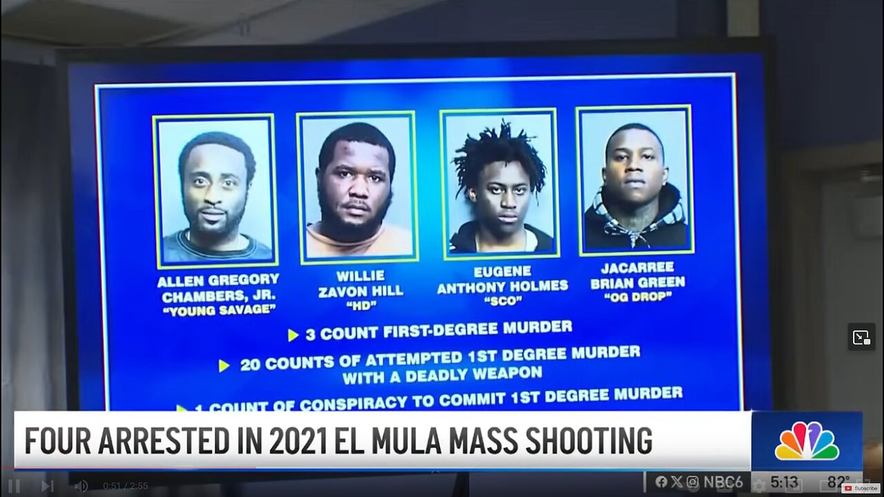 4 men charged in connection with 2021 mass shooting at El Mula banquet hall in Miami-Dade