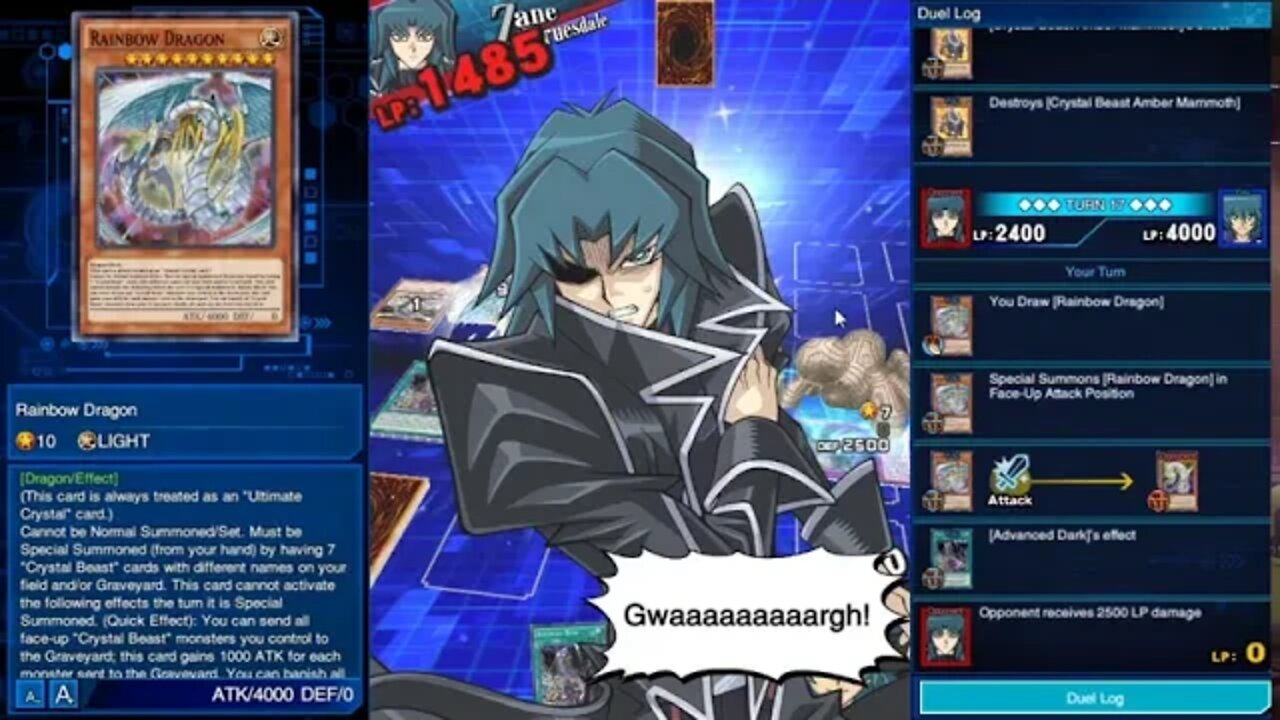 YuGiOh Duel Links - the MOMENT I Summon Rainbow Dragon!!!