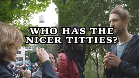 Which Candidate Has Nicer Titties Elizabeth Warren of Kamala Harris?
