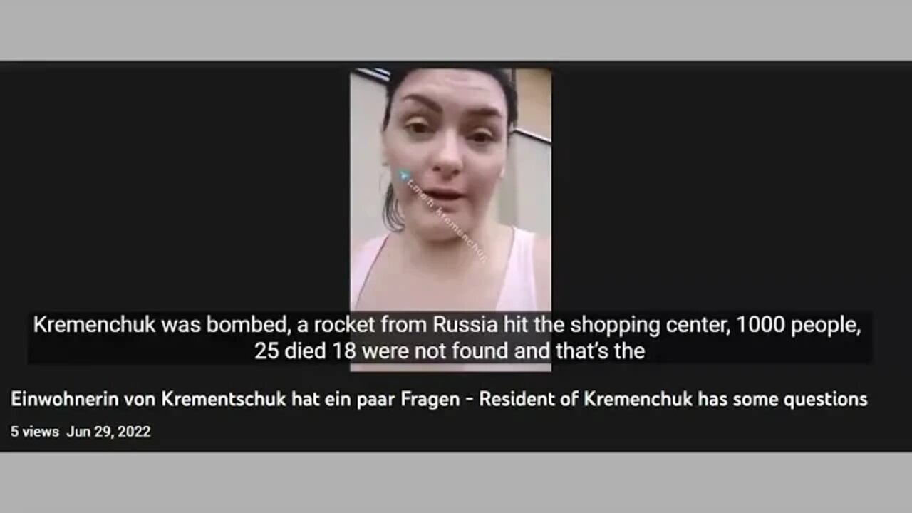 The Kremenchuk, Ukraine Cruise Missile Hits: The 'Smoking Gun' That the Mainstream Media Has Ignored