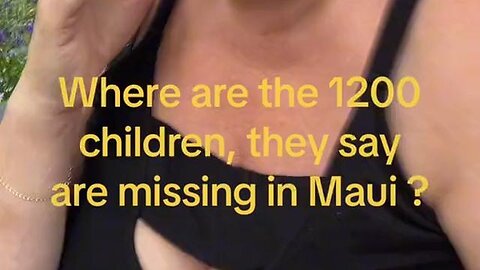 THIS WOMAN HAS A GOOD POINT HERE, WHERE ARE THE MISSING 1200 CHILDREN 🧒?.