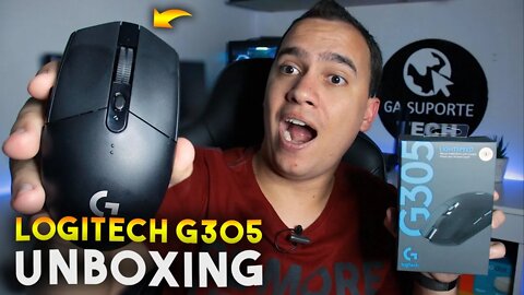 MOUSE Logitech G305, ALTA PERFORMACE E SEM FIO! Unboxing e impressões