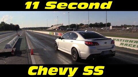 11 Second Chevy SS Wednesday Night Drag Racing