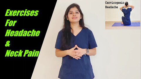 exercises for headache and neck pain | reduce headache | exercises for tension headache