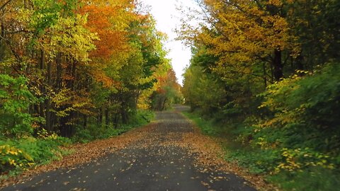 Adirondack Mountains - St. Regis Falls Series - Taking a Autumn Ride Up Old Dead End Mountain Road