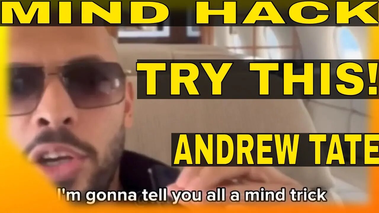 Andrew Tate MIND HACK Try this before BED 💯