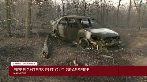 Firefighters put out Grassfire