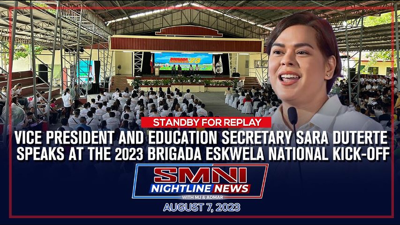 REPLAY: VP and Education Secretary Sara Duterte speaks at the 2023 Brigada Eskwela National Kick-off
