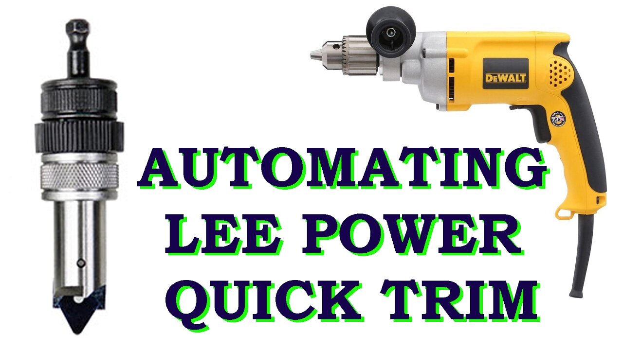 Automating Lee power quick trim - Demo on 300 Blackout and 223/5.56 brass