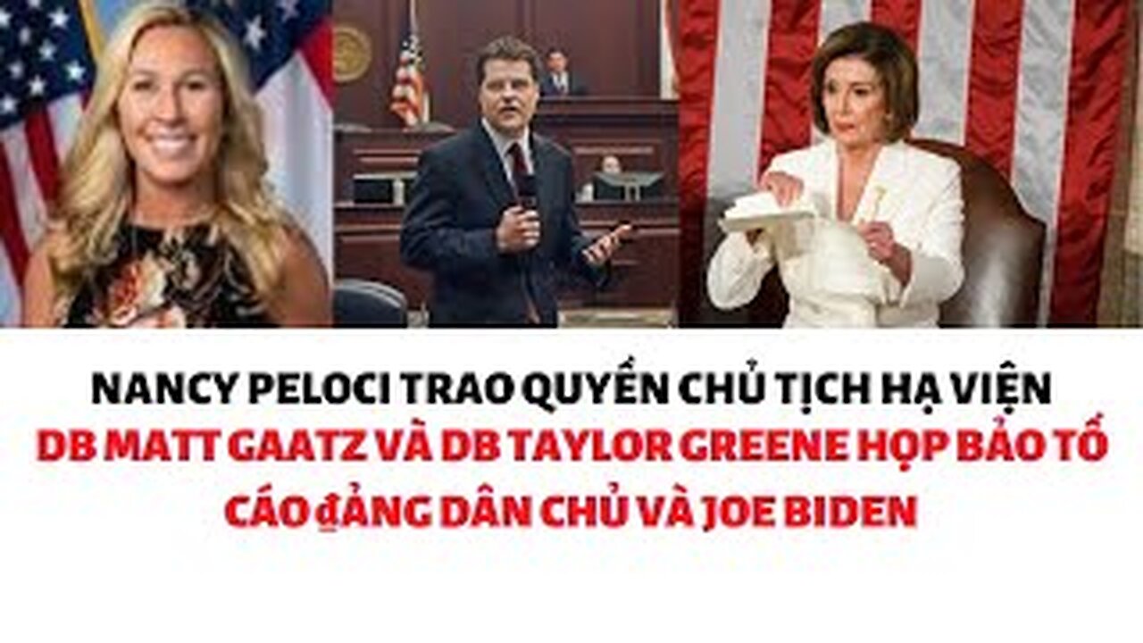 Nancy trao quyền chủ tịch Hạ Viện cho ₫ảng Cộng Hòa