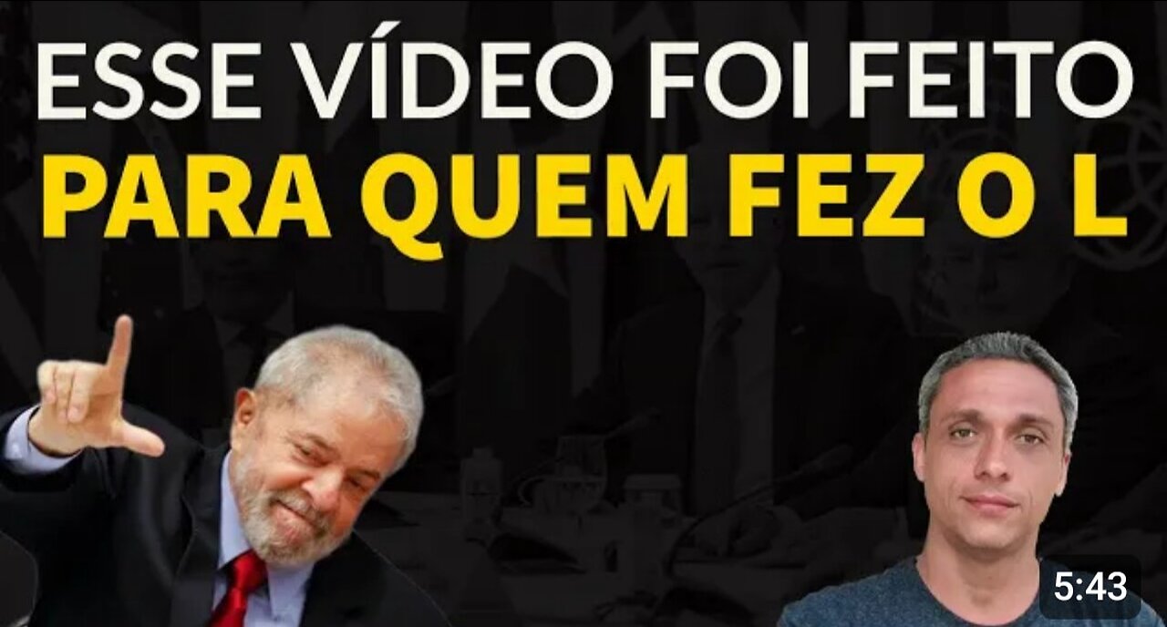 In Brazil that video that was made to be sent to whoever made the L