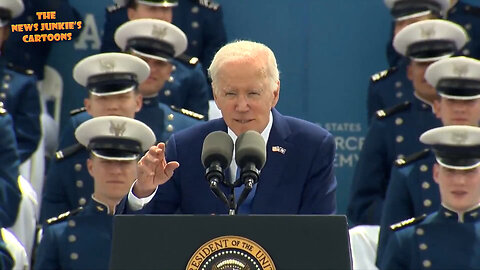Biden needs directions to find the stage to say some nonsense like "Three of them are women, so don't screw around, guys."