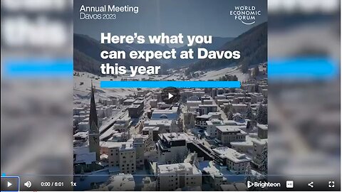 True Agenda of DAVOS Announced