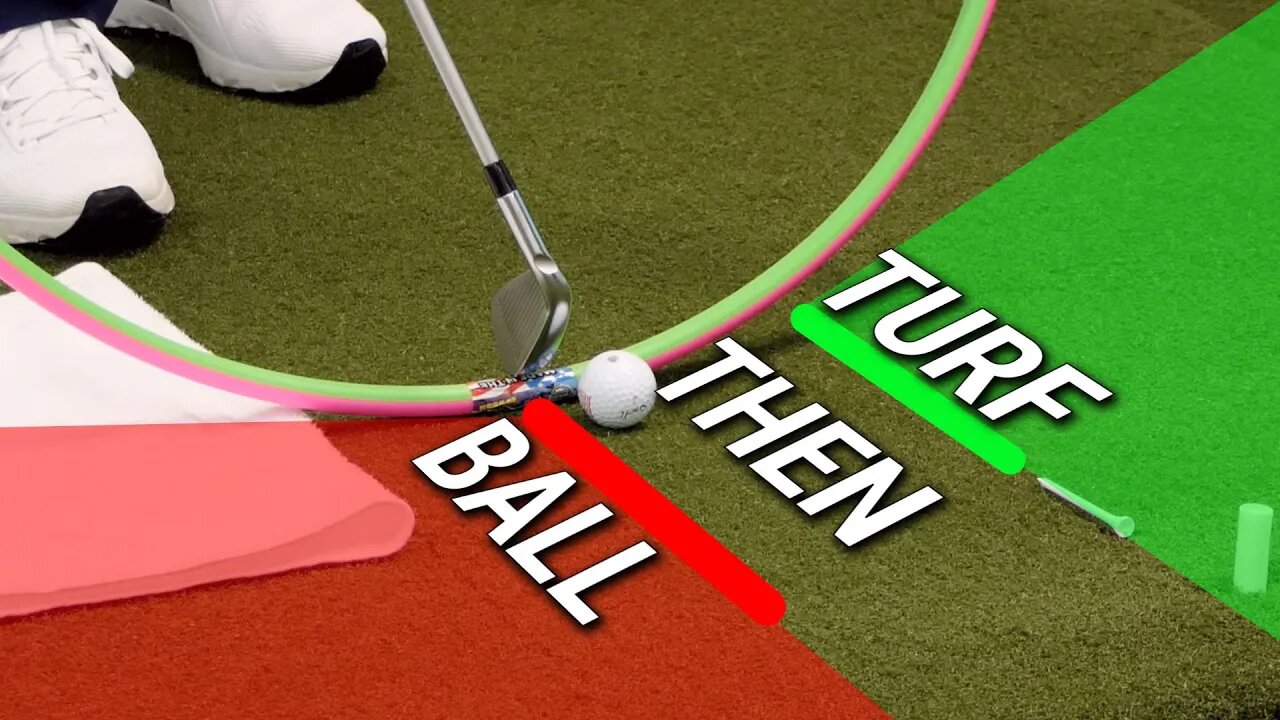 How to Hit Golf Ball First Then the Ground | PERFECT Contact Every Time!