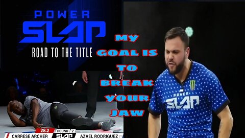 Power Slap _ Azael Rodriguez vs Carrese Archer