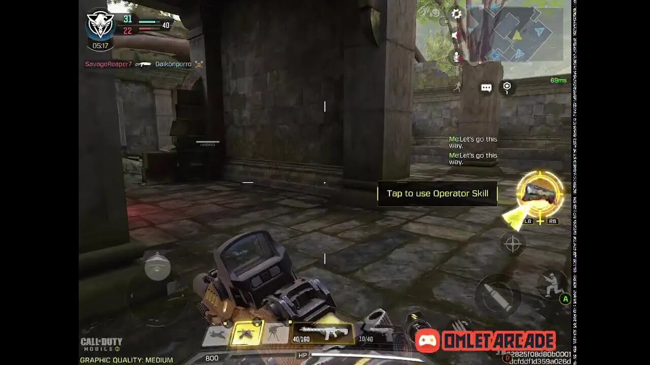Watch me play Call of Duty®: Mobile - Season 9: NIGHTMARE via Omlet Arcade!