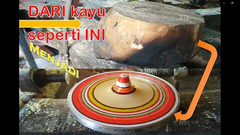 HOW TO MAKE BEYBLADE FROM WOOD