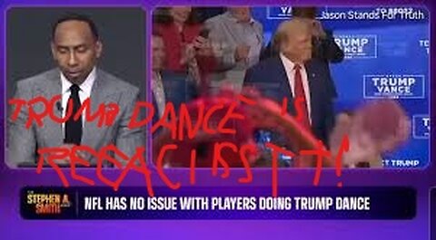 Stephen A-Hole Smith Calls Trump Dance RRrrrreeeeee-aaaaccciiiissssst?!