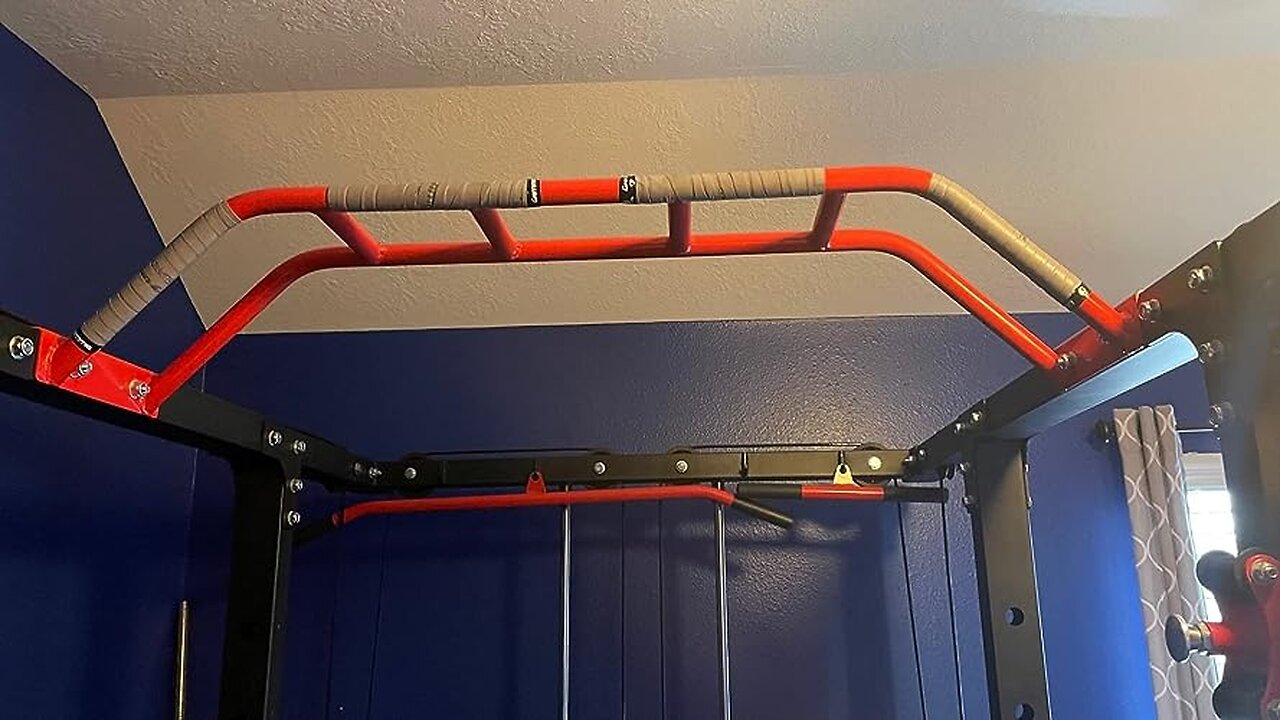 Mikolo Power Cage, 1500lbs Power Rack with LAT PullDown and Cable Crossover System, Squat Rack...
