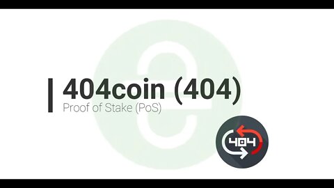 Proof of Stake (PoS) - 404coin (404)
