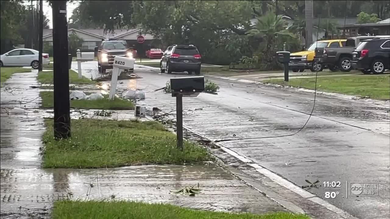 Funnel clouds spotted in multiple locations across Tampa Bay area