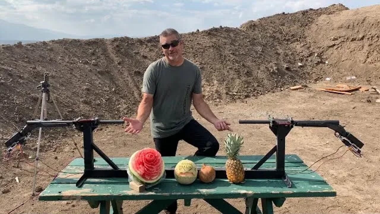 Dueling Shotguns vs Fancy Fruit