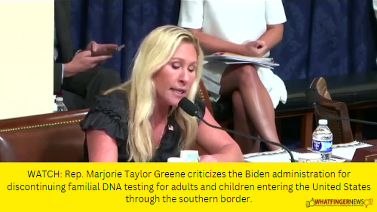 WATCH: Rep. Marjorie Taylor Greene criticizes the Biden administration