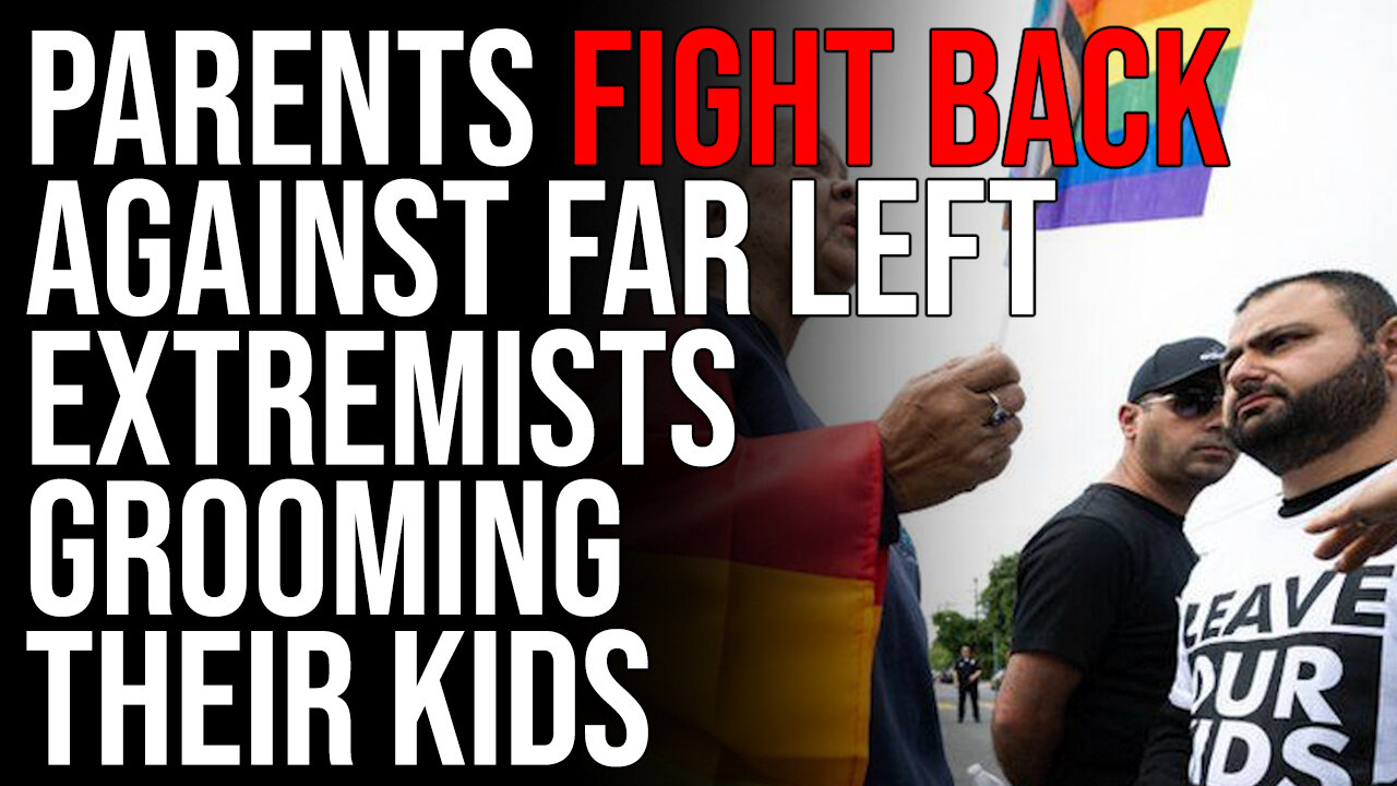 Parents FIGHT BACK Against Far Left Extremists Grooming Their Kids In Street Clash