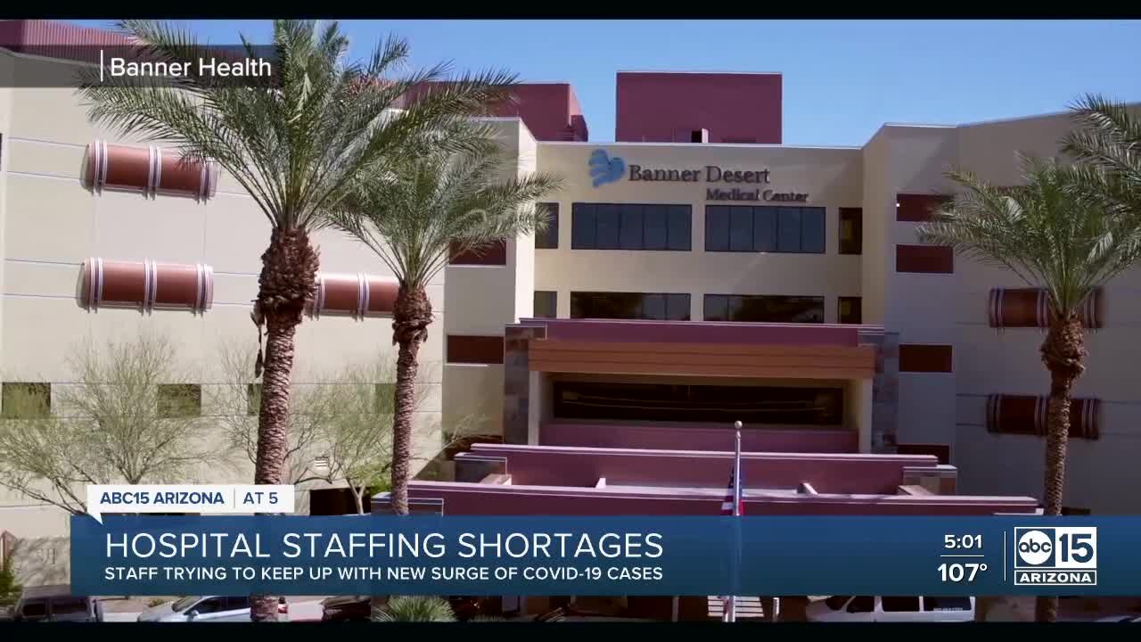 Valley seeing hospital staffing shortages