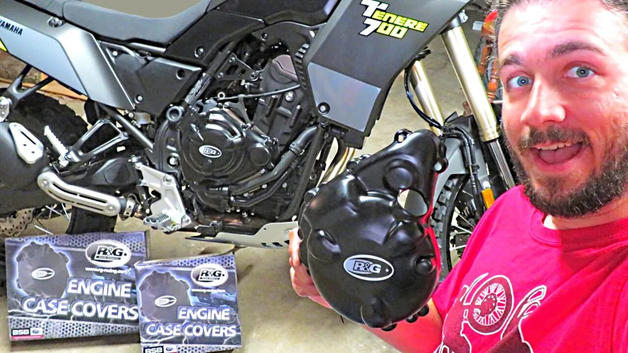 Tenere 700 Engine Case Cover Install & Review | R&G Racing