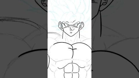 Generic Legendary Super Saiyan - Procreate Timelapse - YouTube Shorts