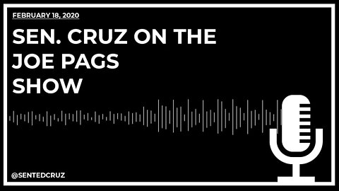 Sen. Cruz on the Joe Pags Show: Dems are the Party of Billionaire Socialists