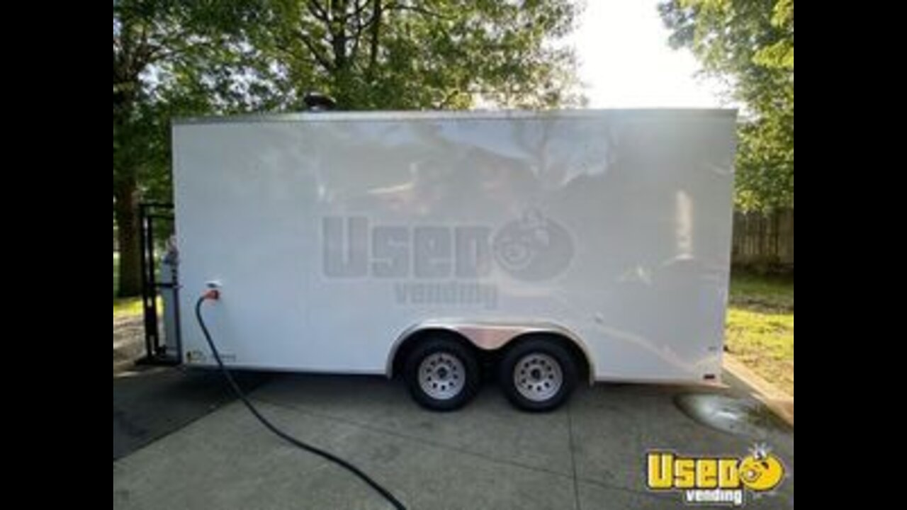 Brand New 2022 8.5' x 16' Wood-Fired Brick Oven Pizza Vending Trailer for Sale in Arkansas