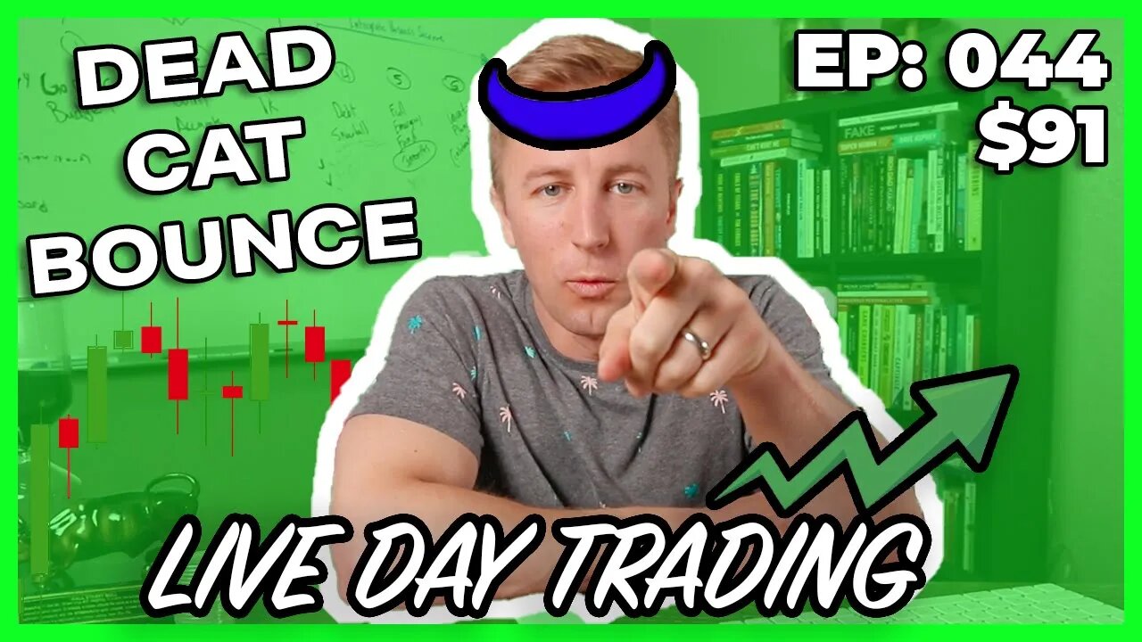 Using Webull for Day Trading Live (Dead Cat Bounce Strategy $WBA) | EP 044